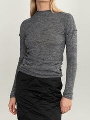 Женский свитер Calvin Klein Sheer Alpaca Gatherd Dark Grey Heather K20K206012P9W 560077413, серый цена и информация | Свитера женские | pigu.lt