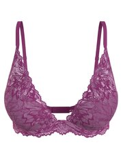 Calvin Klein бюстгальтер Lightly Lined Plunge Wild Aster 000QF6396EVID 545667599, фиолетовый цена и информация | Бюстгальтеры | pigu.lt