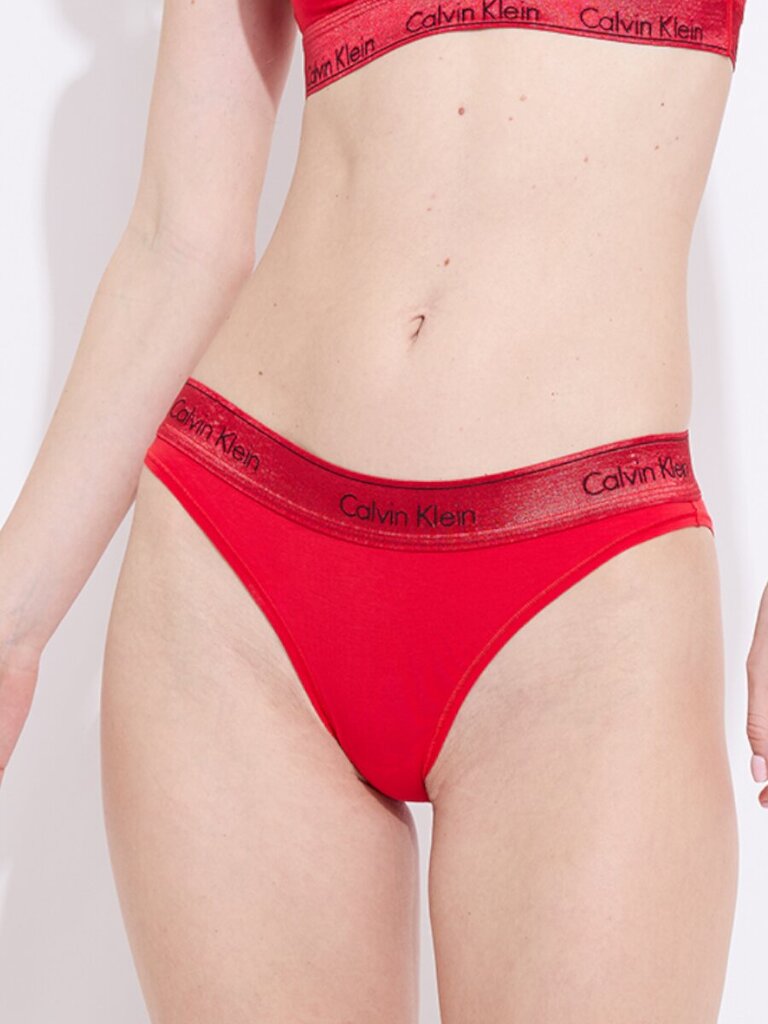 Calvin Klein apatiniai moterims 545667572, raudoni цена и информация | Kelnaitės | pigu.lt