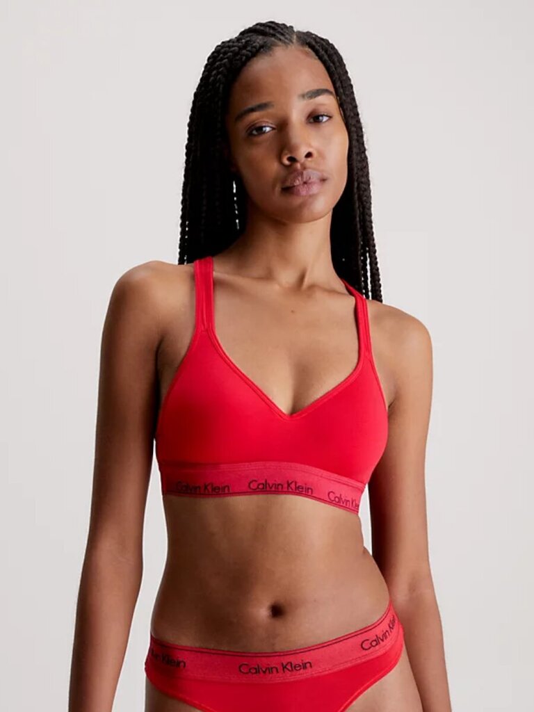 Calvin Klein liemenėlė moterims Bralette Lift Rouge 545667548, raudona kaina ir informacija | Liemenėlės | pigu.lt