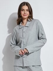 Calvin Klein pižamos marškiniai moterims 000QS7034EP7A, pilki kaina ir informacija | Naktiniai, pižamos moterims | pigu.lt