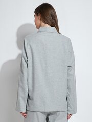 Пижама CALVIN KLEIN L/s Button Down Grey Heather 000QS7034EP7A 545667533 цена и информация | Женские пижамы, ночнушки | pigu.lt