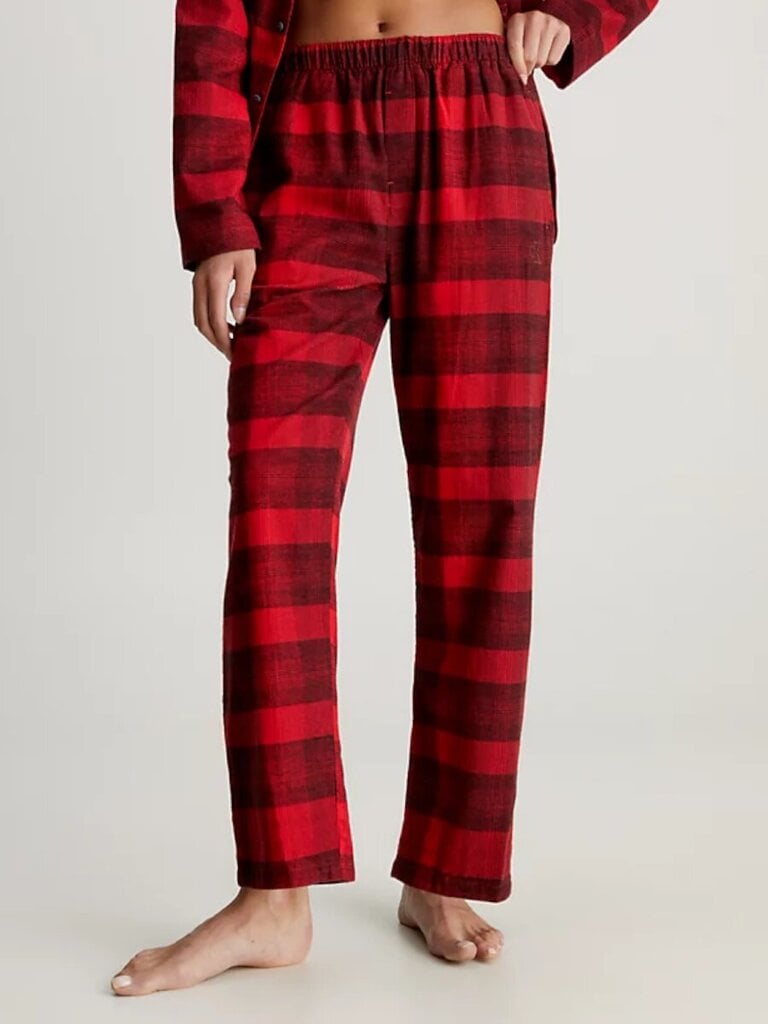 Calvin Klein pižamos kelnės moterims 000QS7038EK94, raudonos kaina ir informacija | Naktiniai, pižamos moterims | pigu.lt