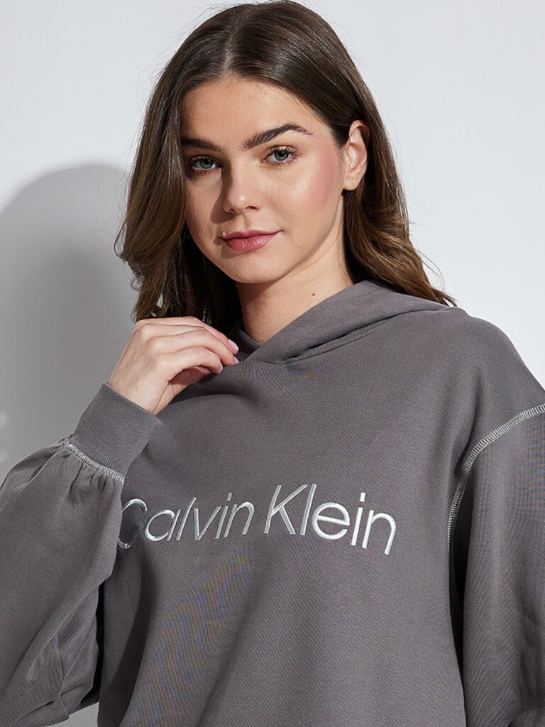 Džemperis moterims Calvin Clein, pilkas цена и информация | Džemperiai moterims | pigu.lt