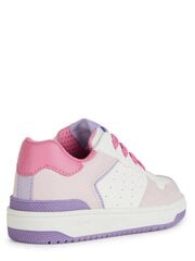 Повседневная обувь Geox Washiba Girl White Dark Pink J36HXD 054FU C1364 573232506, белый цена и информация | Детская спортивная обувь | pigu.lt