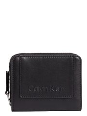 Кошелёк CALVIN KLEIN Ck Set Zip Around W/flap Md Ck Black K60K611099BAX 545010495 цена и информация | Женские кошельки, держатели для карточек | pigu.lt