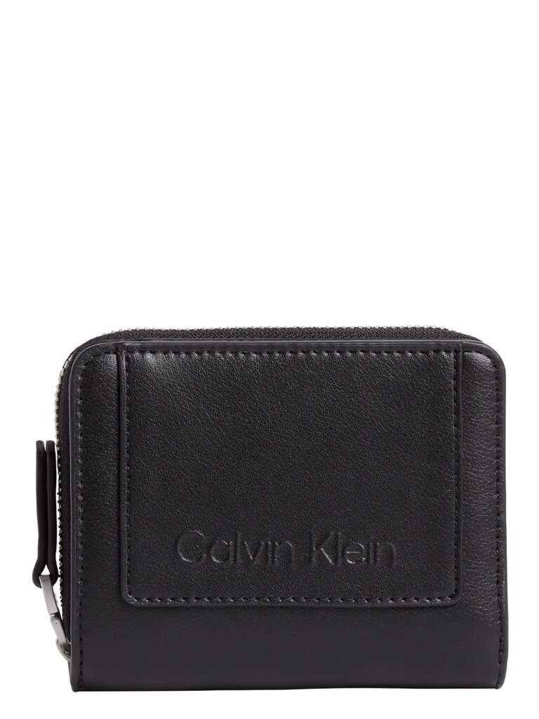 Piniginė Calvin Klein Ck Set Zip Around W/flap Md Ck Black K60K611099BAX 545010495 kaina ir informacija | Piniginės, kortelių dėklai moterims | pigu.lt
