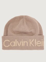 Шапка CALVIN KLEIN Logo Reverso Tonal Beanie Pbp K60K611151PBP 545010432 цена и информация | Женские шапки | pigu.lt