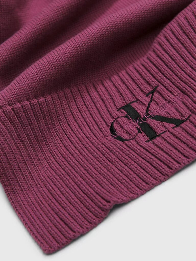 Šalikas Calvin Klein Monologo Embro Knit Scarf K60K611262VAC 545010413 kaina ir informacija | Skarelės, šalikai moterims | pigu.lt