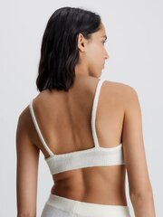 Calvin Klein liemenėlė moterims Unlined Bralette Ivory 545667662, balta kaina ir informacija | Liemenėlės | pigu.lt