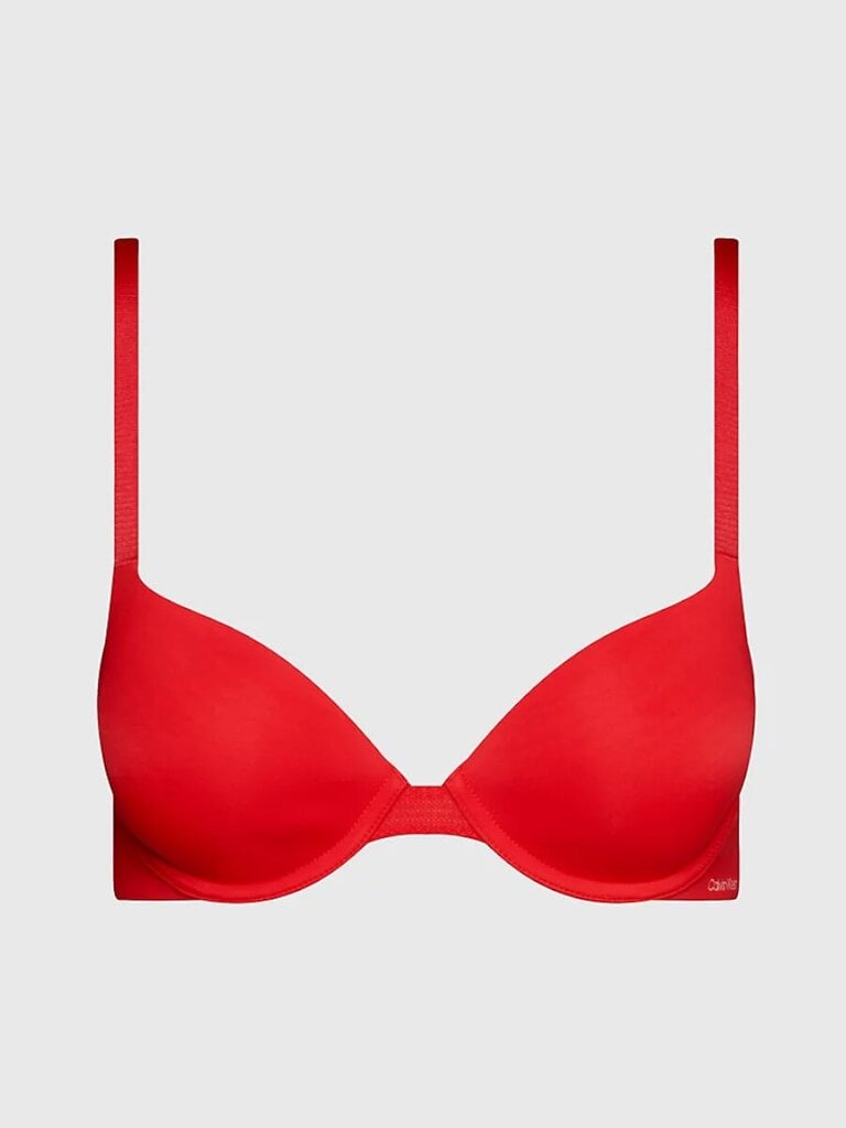 Calvin Klein liemenėlė moterims Lightly Lined Demi 545667578, raudona цена и информация | Liemenėlės | pigu.lt