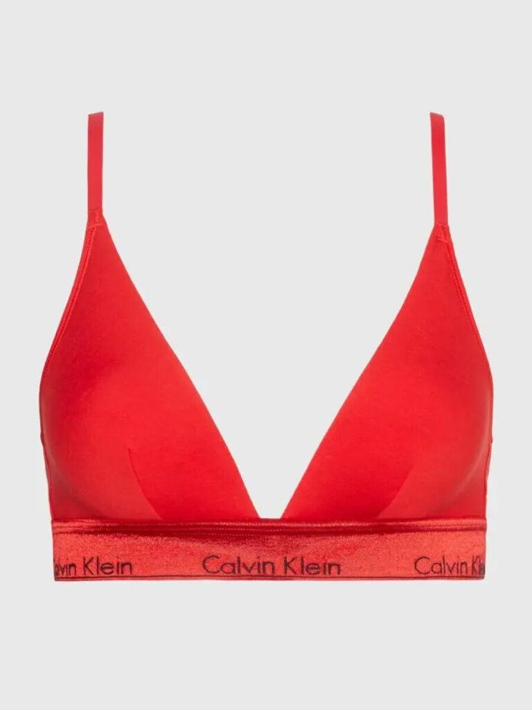Calvin Klein liemenėlė moterims Unlined Triangle Rouge 545667543, raudona цена и информация | Liemenėlės | pigu.lt