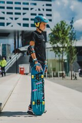 Skateboard NIJDAM GAME CHANGER N31BB01 Blue/Black цена и информация | Скейтборды | pigu.lt