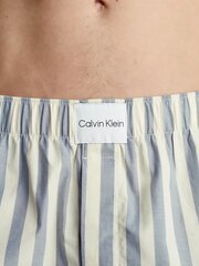 Calvin Klein trumpikės vyrams Boxer Slim 000NB3322AGPD 545667676, mėlynos/baltos kaina ir informacija | Calvin Klein Apatinis trikotažas vyrams | pigu.lt