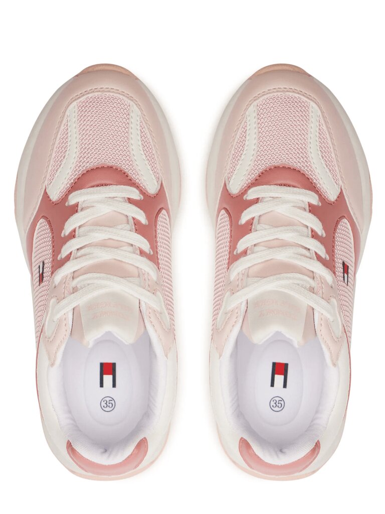 Tommy Hilfiger laisvalaikio batai mergaitėms T3A9-33219-1695X054 540125513, rožiniai kaina ir informacija | Sportiniai batai vaikams | pigu.lt