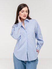 Marškiniai moterims Fly Girl, mėlyni kaina ir informacija | Palaidinės, marškiniai moterims | pigu.lt
