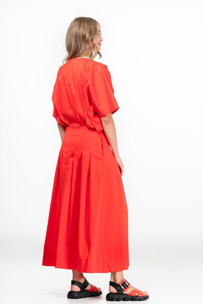 Suknelė moterims Loriata 2543, raudona цена и информация | Suknelės | pigu.lt