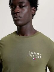 Tommy Hilfiger marškinėliai vyrams Cn Ss Tee Logo UM0UM02916MS2, žali kaina ir informacija | Vyriški apatiniai marškinėliai | pigu.lt