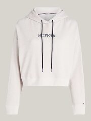 Женская толстовка Tommy Hilfiger Long Sleeve Hoodie UW0UW04996ABH 545667932, белый цена и информация | Женские толстовки | pigu.lt