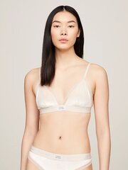 Tommy Hilfiger liemenėlė moterims Triangle Bra Velour 545667884, balta kaina ir informacija | Liemenėlės | pigu.lt