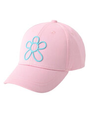 Бейсболка для девочек Be Snazzy Flower Pink CZD-0181 520763790, розовый цена и информация | Шапки, перчатки, шарфы для девочек | pigu.lt