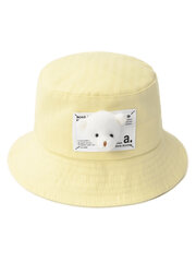Kepurė mergaitėms Be Snazzy Teddy CDL-0004 520763810, geltona kaina ir informacija | Kepurės, pirštinės, šalikai mergaitėms | pigu.lt