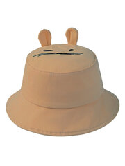 Панама BE SNAZZY Bunny Dark Beige CDL-0014 520763819 цена и информация | Шапки, перчатки, шарфы для девочек | pigu.lt