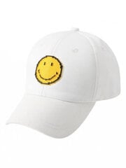 Kepurė su snapeliu mergaitėms be Snazzy CZD-0188, balta kaina ir informacija | Kepurės, pirštinės, šalikai mergaitėms | pigu.lt