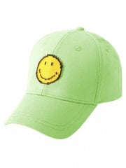 Kepurė su snapeliu mergaitėms be Snazzy CZD-0188, žalia kaina ir informacija | Kepurės, pirštinės, šalikai mergaitėms | pigu.lt