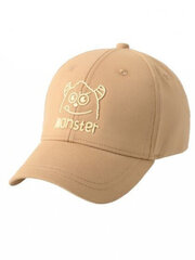 Kepurė su snapeliu mergaitėms be Snazzy Monster CZD-0190, smėlio spalvos kaina ir informacija | Kepurės, pirštinės, šalikai mergaitėms | pigu.lt