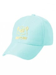 Kepurė su snapeliu mergaitėms be Snazzy Monster CZD-0190, mėlyna kaina ir informacija | Kepurės, pirštinės, šalikai mergaitėms | pigu.lt