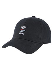 Kepurė su snapeliu mergaitėms be Snazzy Surf CZD-0155, juoda kaina ir informacija | Kepurės, pirštinės, šalikai mergaitėms | pigu.lt