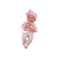 Kūdikio lėlė rožiniais drabužiais Leantoys kaina ir informacija | Žaislai mergaitėms | pigu.lt