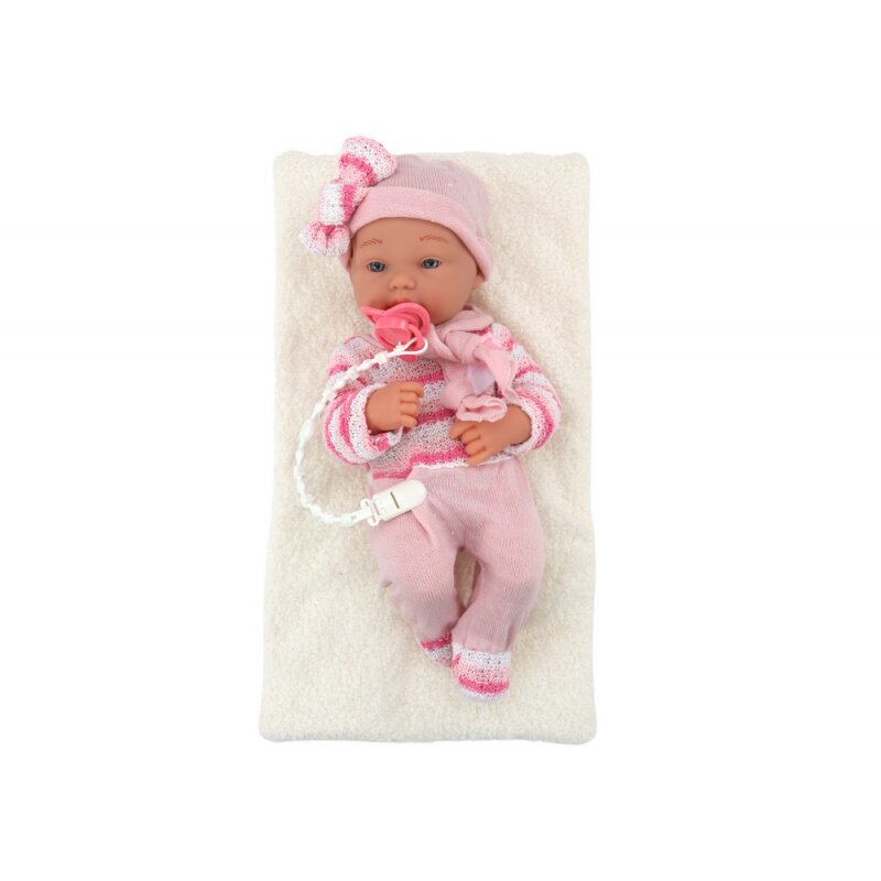 Kūdikio lėlė rožiniais drabužiais Leantoys цена и информация | Žaislai mergaitėms | pigu.lt
