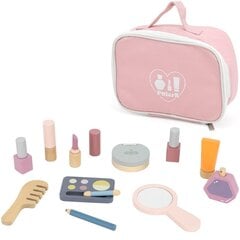 Деревянный набор для макияжа в косметичке Viga, розовый цена и информация | Игрушки для девочек | pigu.lt