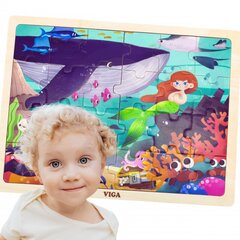 Dėlionė jūros paslaptys Viga 24 d. kaina ir informacija | Žaislai kūdikiams | pigu.lt