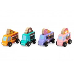 Sunkvežimių rinkinys Viga 4 vnt. kaina ir informacija | Žaislai kūdikiams | pigu.lt