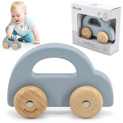 Деревянный раздвижной автомобиль Viga, синий цена и информация | Игрушки для малышей | pigu.lt