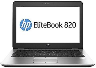 HP EliteBook 820 G4 12.5", Intel Core i5-7200U, 8GB, 128GB SSD, be OS, Juodas kaina ir informacija | Nešiojami kompiuteriai | pigu.lt