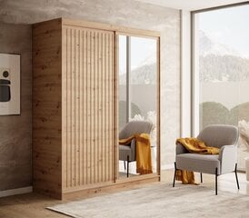 Шкаф ADRK Furniture Delia 160, коричневый цвет цена и информация | Шкафы | pigu.lt