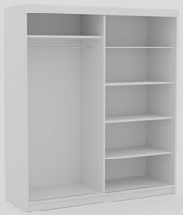 Шкаф ADRK Furniture Delia 180, белый цвет цена и информация | Шкафы | pigu.lt