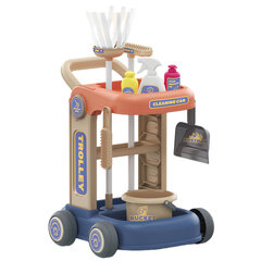 Valymo žaidimų rinkinys su vežimėliu Cleaning Car kaina ir informacija | Žaislai mergaitėms | pigu.lt