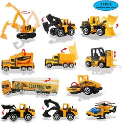 Statybinės įrangos transporto priemonių rinkinys kaina ir informacija | Žaislai berniukams | pigu.lt