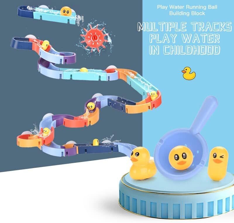 Vonios žaislas kūdikiams Duck Slide kaina ir informacija | Žaislai kūdikiams | pigu.lt