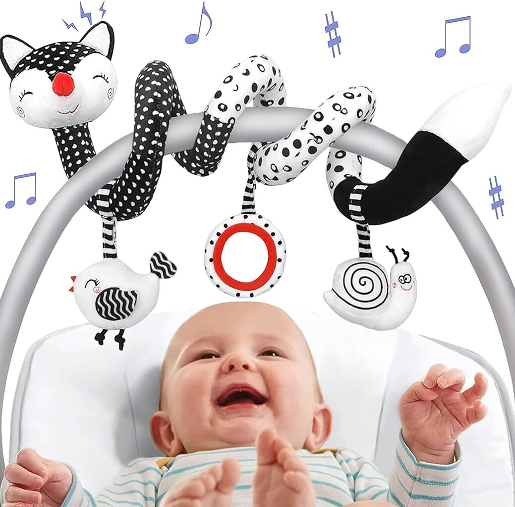 Muzikinis minkštas žaislas lovytei Sozzy kaina ir informacija | Žaislai kūdikiams | pigu.lt