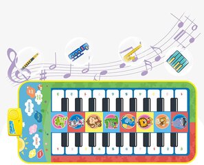 Музыкальный танцевальный коврик Animals цена и информация | Настольные игры, головоломки | pigu.lt