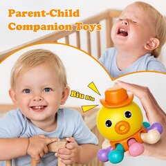Развивающая игрушка для малышей Осьминог цена и информация | Игрушки для малышей | pigu.lt