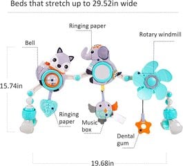 Развивающая дуга для детской кроватки Sozzy цена и информация | Игрушки для малышей | pigu.lt