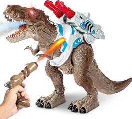 Interaktyvus dinozauras su nuotolinio valdymo pulteliu Tyrannosaurus kaina ir informacija | Žaislai berniukams | pigu.lt