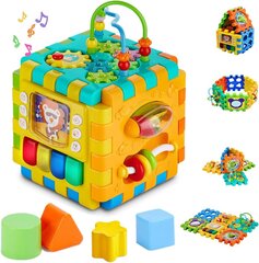 Многофункциональная развивающая игрушка Куб цена и информация | Игрушки для малышей | pigu.lt
